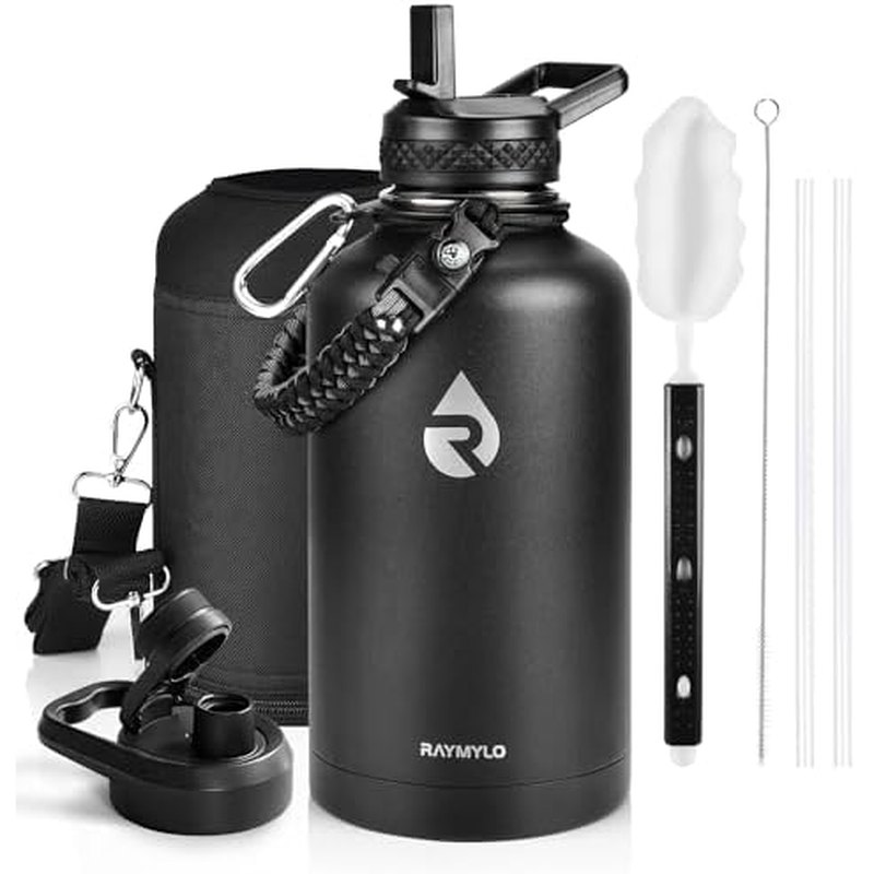 RAYMYLO 64 oz Triple-Wall Insulated Bottle