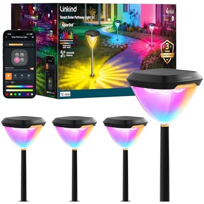 Linkind Smart Solar Pathway Lights SP6