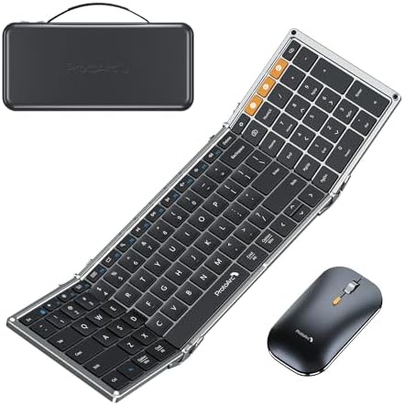 ProtoArc XKM01 Folding Keyboard and Mouse Combo