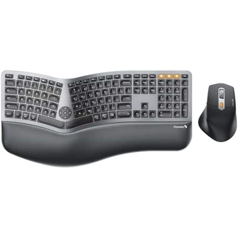 ProtoArc EKM01 Plus Ergonomic Keyboard and Mouse Combo