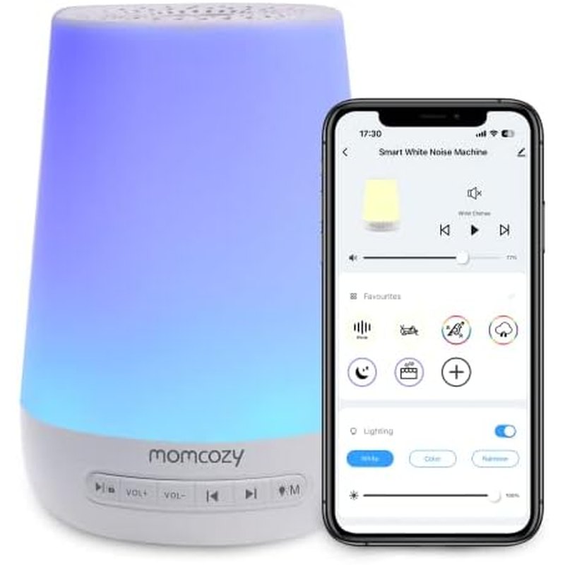 Momcozy Smart Sound Machine with Night Light