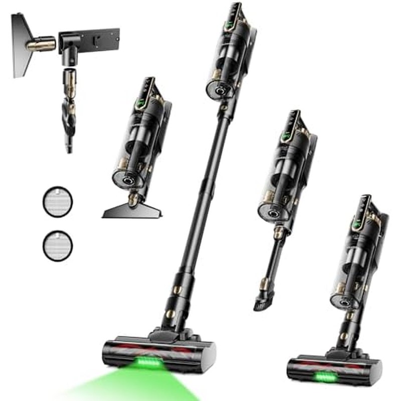 Trucozie Self-Standing Cordless Vacuum (50 min, anti-tangle)