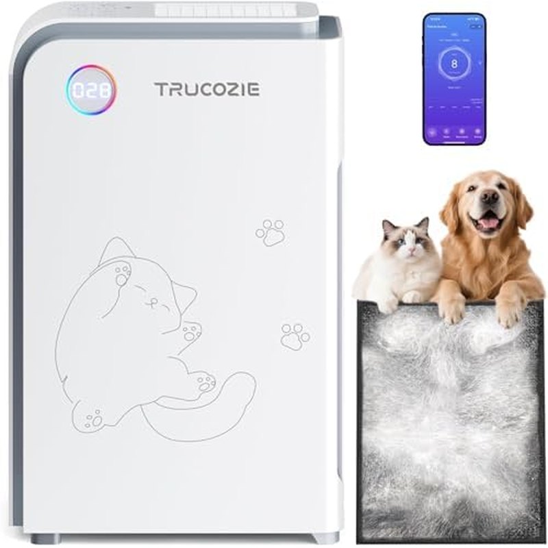 Trucozie Large Pet Air Purifier (up to 3,000 sq ft, Wi-Fi)