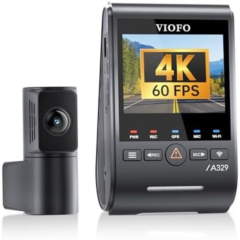 VIOFO A329S 4K 60fps Front and Rear Dash Cam